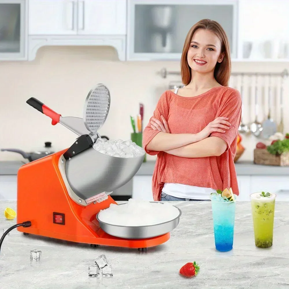 Electric Ice Crusher Machine Ice Shaver Shaved Ice Snow Cone Maker 143lbs