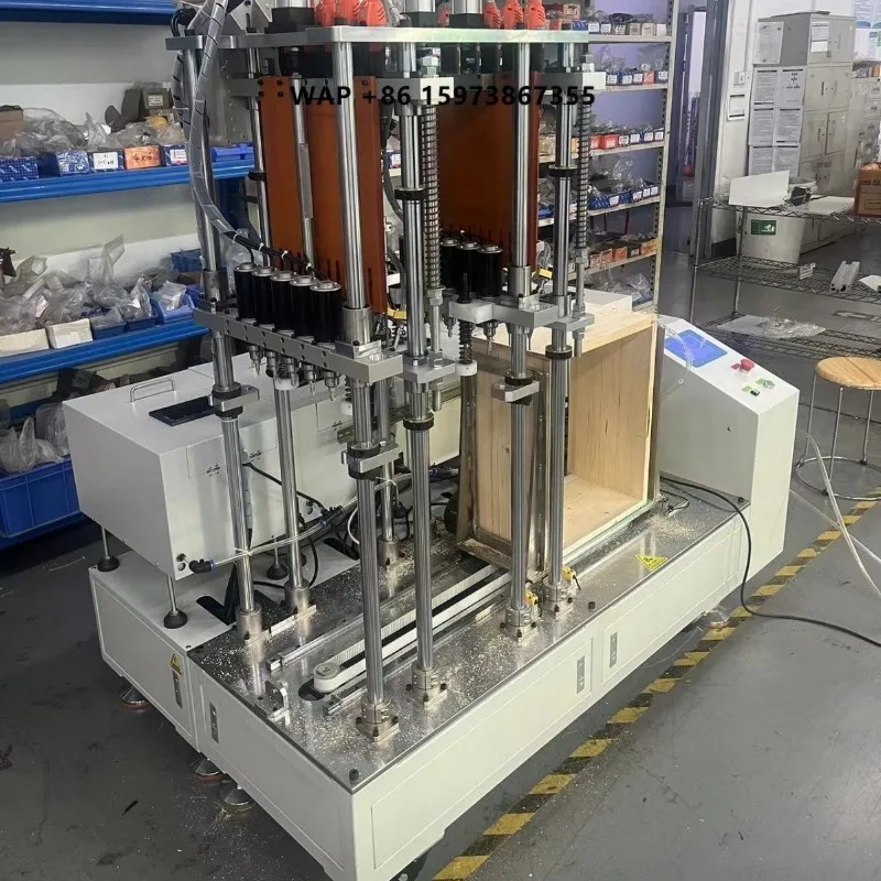 

Fully Automatic Multi-Head Drilling & Screwing Machine for Wooden Furniture 220V/110V Completed in Same Time