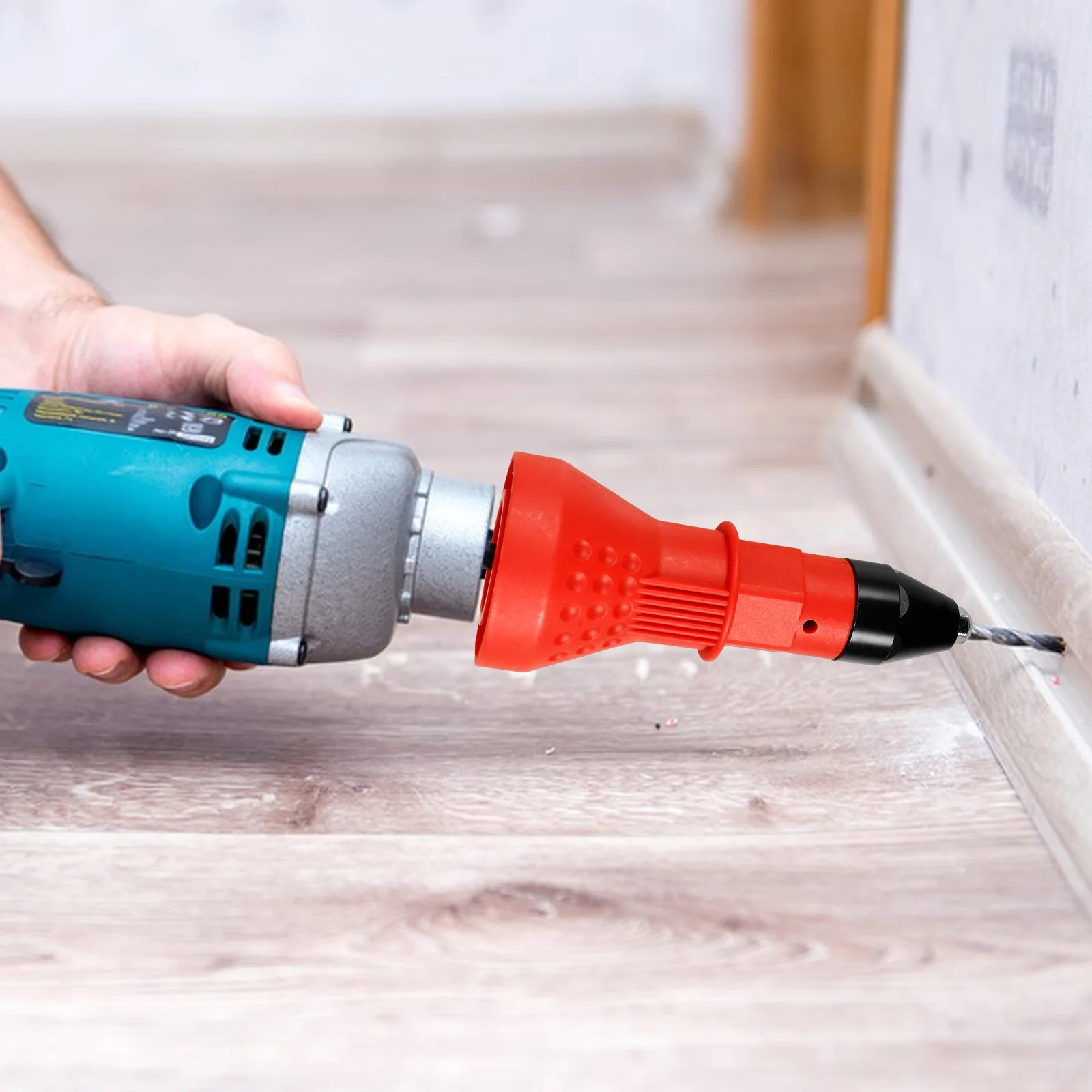 

Electric Rivet Gun Conversion Adapter Plastic Material Precision Design Riveter Tool Attachment for Drill Power Riveter