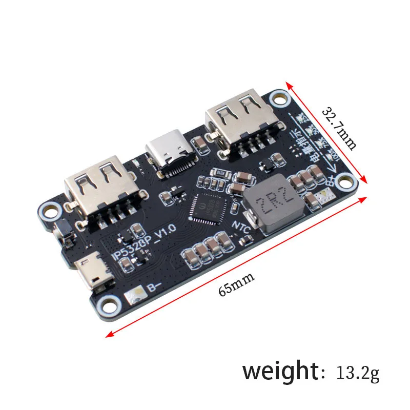 1/5/10/30/50Pcs IP5328P Bidirectional Fast Charging Power Bank Module 3.7V To 5V 9V 12V  Boost Mobile Power Main Control Board