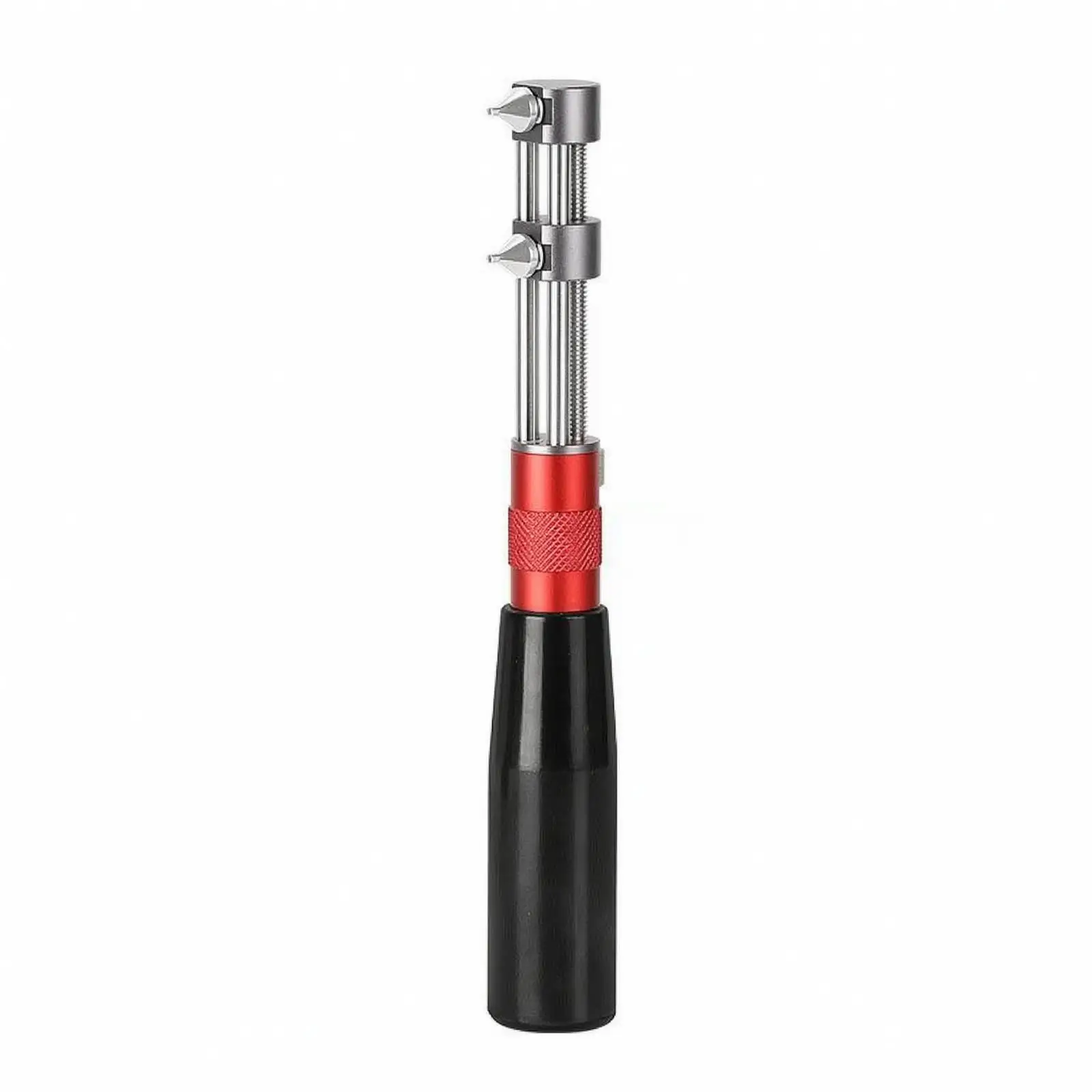 Two-Jaw Watch Case Back Opener Wide Opening Watch Case Back Opener with Threaded Adjustment Knurled Grip Long-Lasting