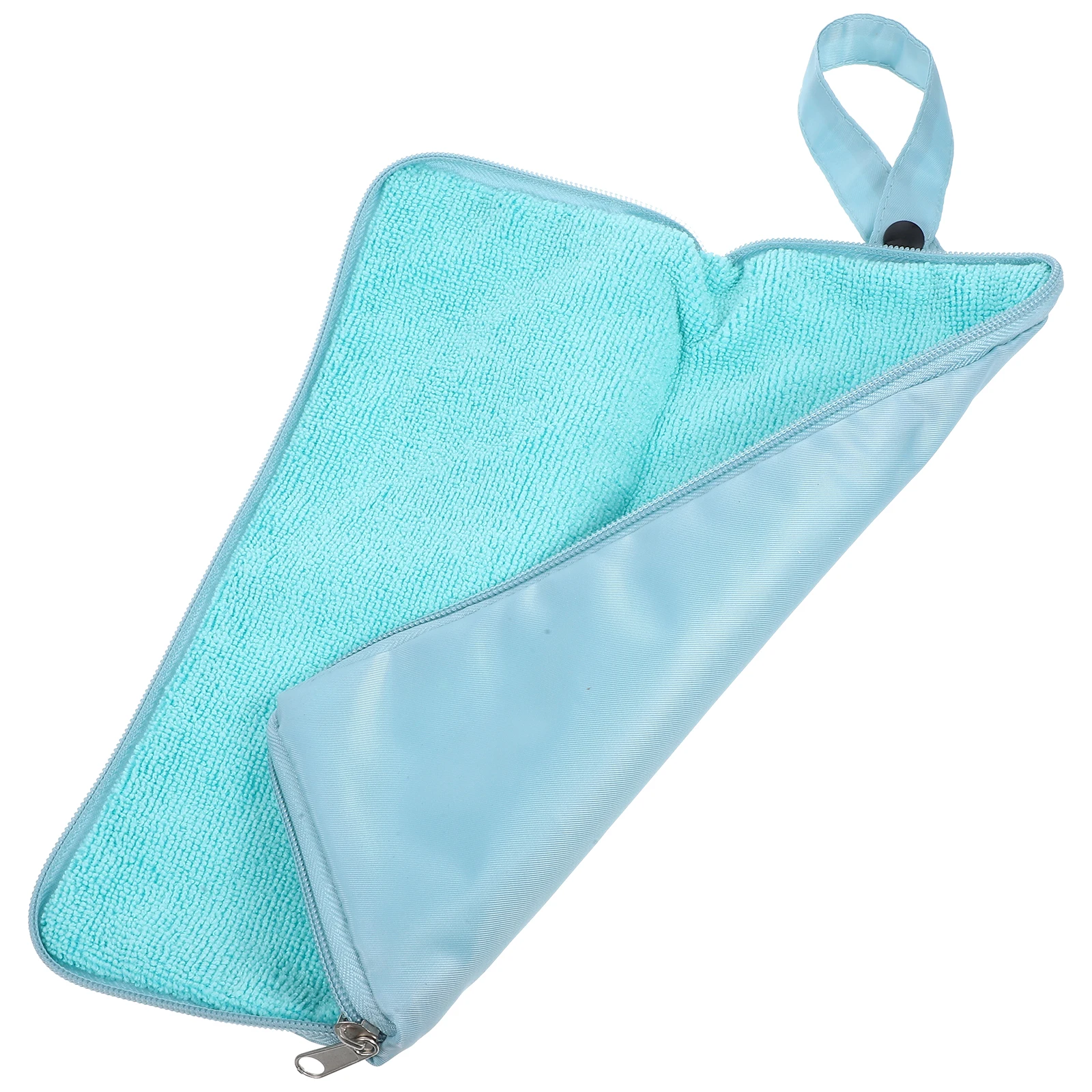 

Waterproof Absorbent Umbrella Bag Foldable Microfiber Towel Fabric Portable Storage Pouch For Wet Umbrellas Blue