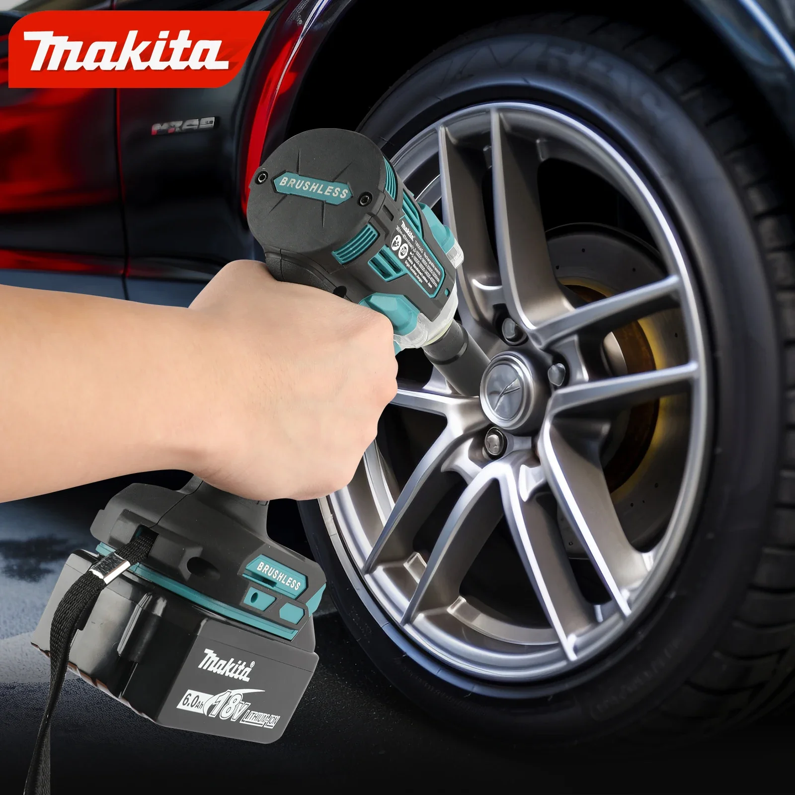 ماكيتا TW004G 18 فولت بطارية مفك آلة فرش مفك كهربائي قابلة للشحن الحفر سائق بدون شاحن وبطارية