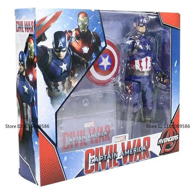 Op voorraad Marvel Legend X-Men G00607 Captain America Cool Model Mobiele figuur Vakantiecadeau Originele filmkarakter Speelgoed Leuke pop