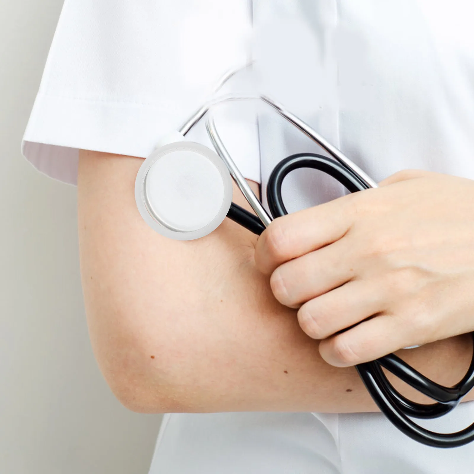 

1 Set Stethoscope Diaphragm Replacement Adult Pediatric Ear Pieces Medical Teaching Tools Accessories Precise Auscultation