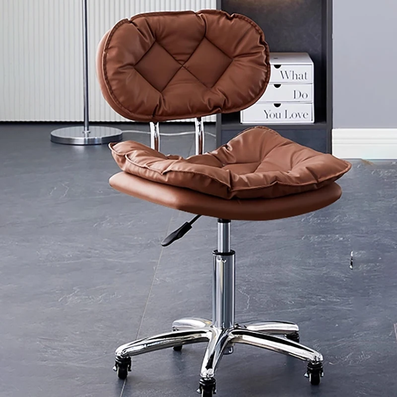 

Home Comfy Office Chair Bedroom Cute Lazy Armless Rolling Swivel Office Chair Accent Gaming Sillas De Oficina Office Furniture
