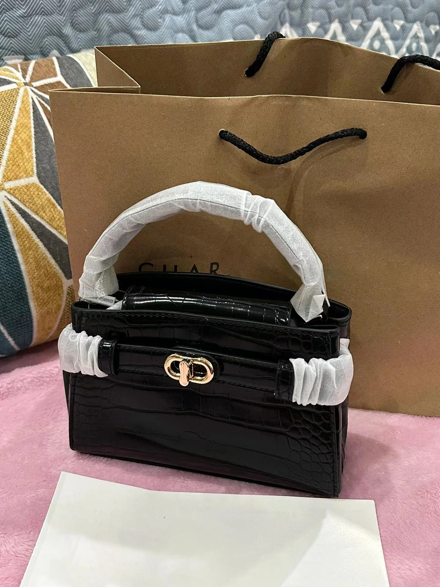

Faionable Small Square Handbag Commuter Lo Bule Single oulder Crossbody Bag Youth Casual PU Leather Handbag