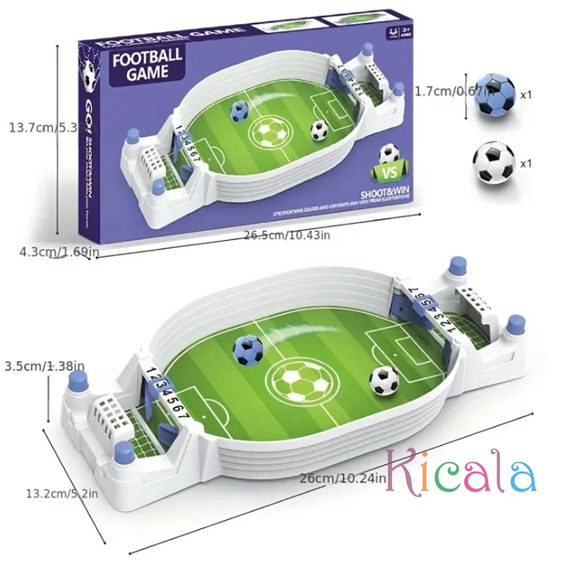 サッカーサッカーダブルバトルテーブル、デスクトップフィールドゲーム、親子インタラクティブ折りたたみ玩具、パズルゲーム、おもちゃ