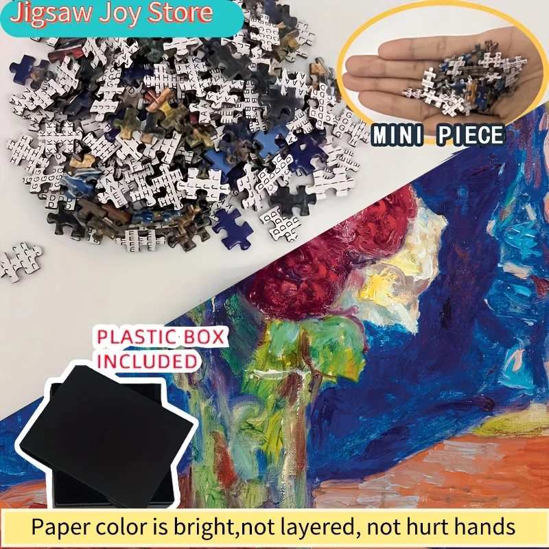 จิ๊กซอว์จิ๋ว Édouard Vuillard รุ่น “Le Bouquet Et Le Livre” ขนาด 15x10 นิ้ว แบบพกพา เหมาะสำหรับผู้ใหญ่ ภาพศิลปะฝรั่งเศส