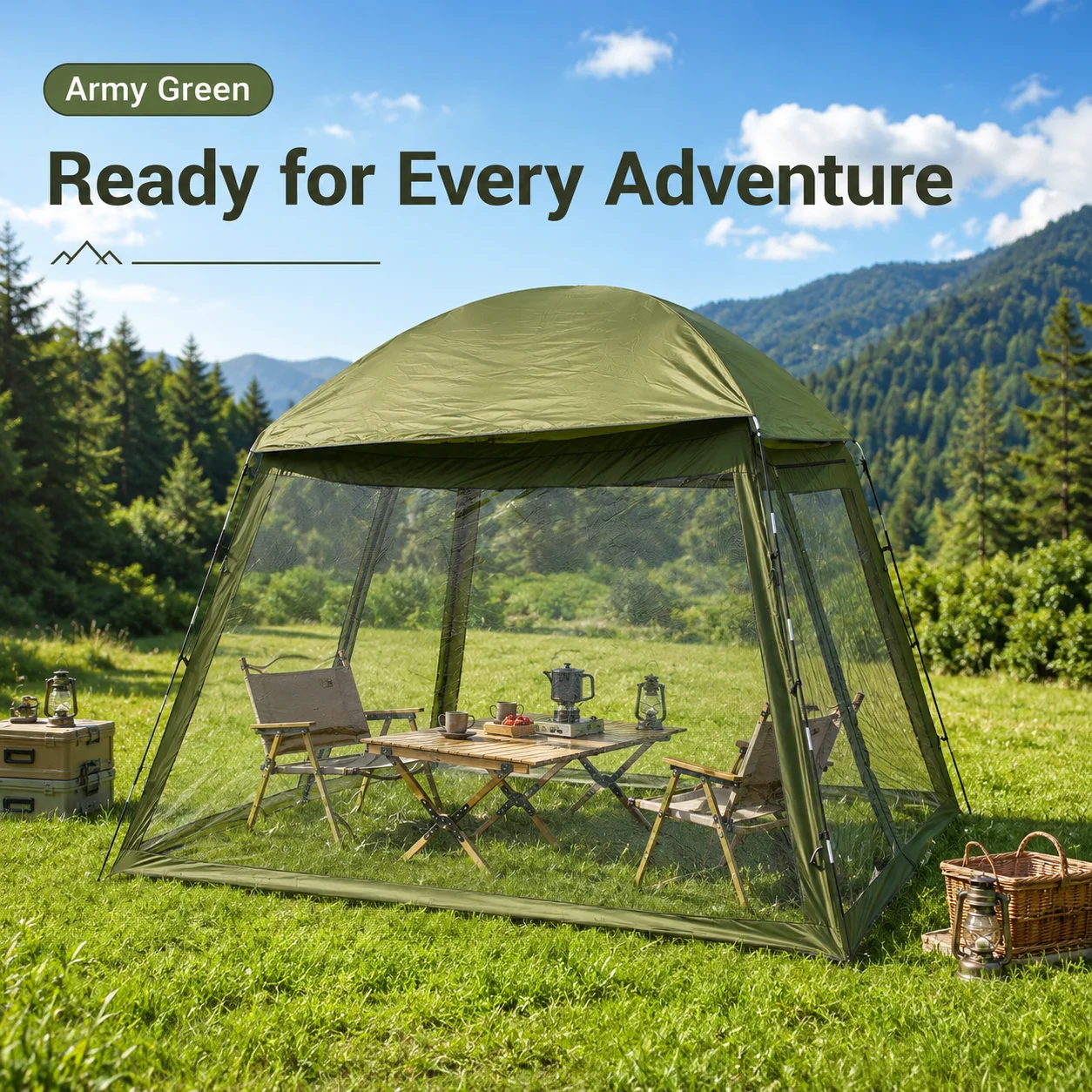 Portable Clear Bubble Tent,Camping Tent,for Stargazing, Sports Events, Greenhouse - Transparent Windproof Winter Screen House