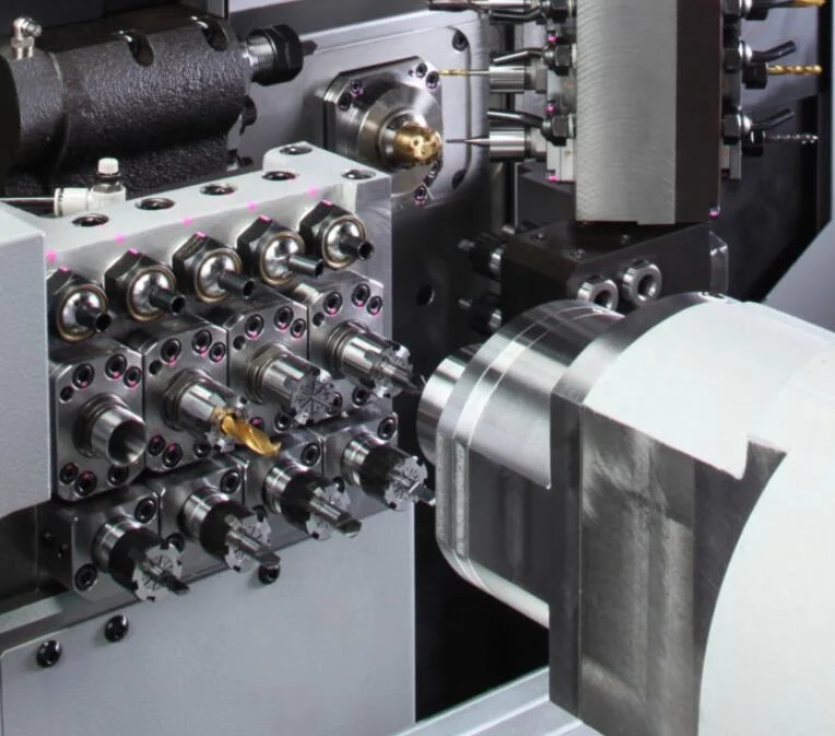 Ferramenta de Torno CNC de alta precisão, Torno Automático, Hine TSUGAMI Control Center, 7 Eixos, Ss207, CNC