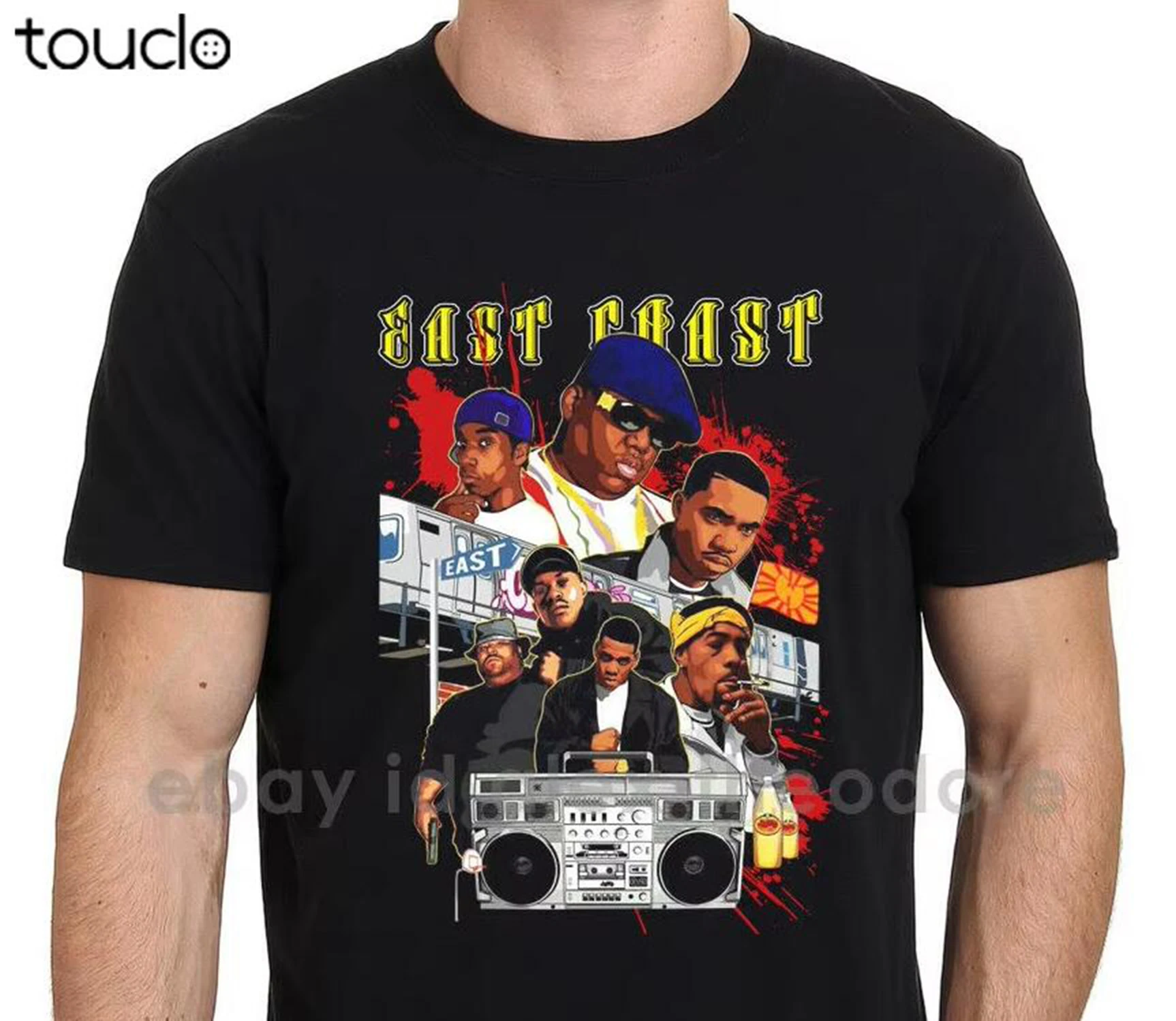 Notorious Big Bad Boy Eastcoast Big Poppa Hypnotize Рэп Хип-Хоп Футболка Homme Футболки с принтом Мужские брендовые футболки Harajuku