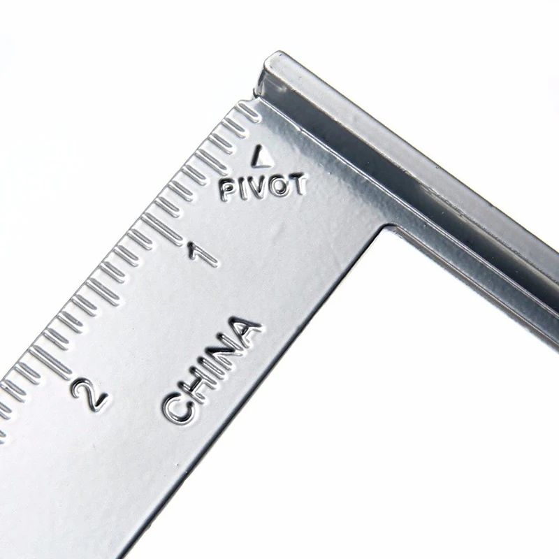 90Degree Triangle Ruler Aluminum Alloy Rafter Square Speed 7INCH Triangle Ruler Woodworking Tool Carpenter Angle Protractor