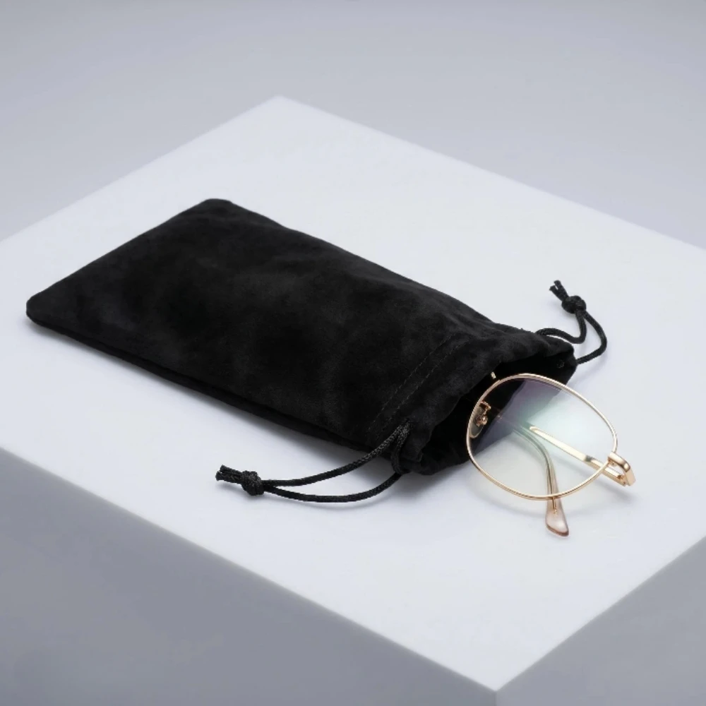 10 PCS Cloth Waterproof Sunglasses Bag Microfiber Dust Storage Pouch Glasses Carry Bag Portable Eyewear Case Container