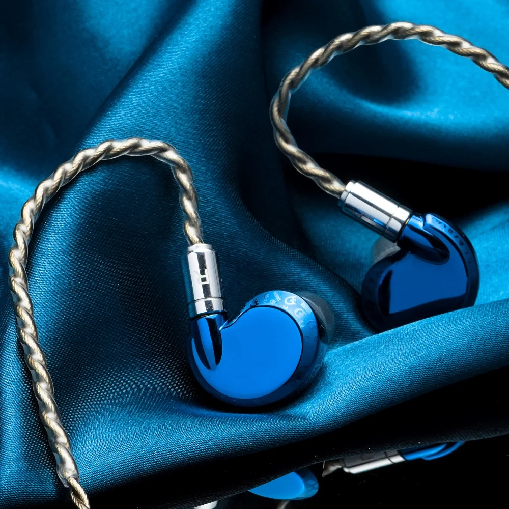 Pre-order DUNU Falcon Ultra 10.7mm Dynamic Driver In-Ear EarphonesKlein Blue Hi-res Music Headphone Bass Earbuds