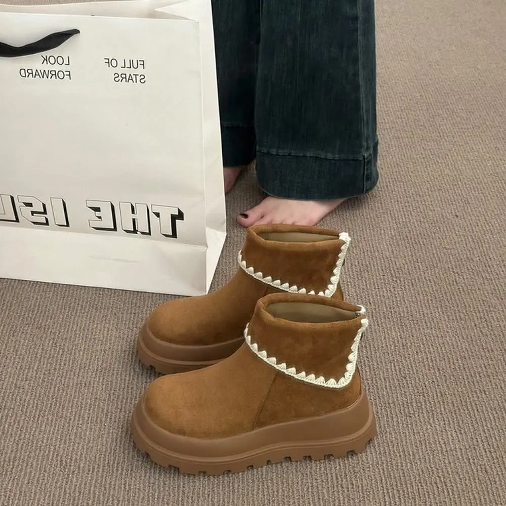 

Retro Brown Briti Sle Thi Bot Boots Women's New 2025 Autumn ort Boots for Skirts Heightening Birkenoes