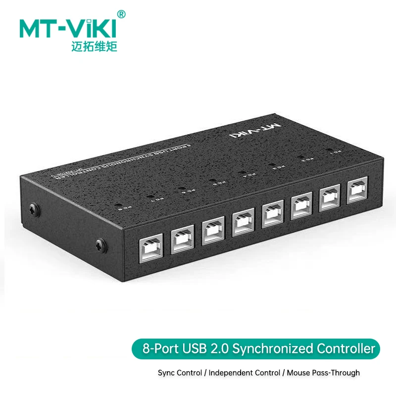 

MT-VIKI 8 Port KVM Synchnorizer USB 1 Set Maus Tastatur Steuert 8 PC Hosts Hotkey Maus Crossing KVM switch MT-KM108-U
