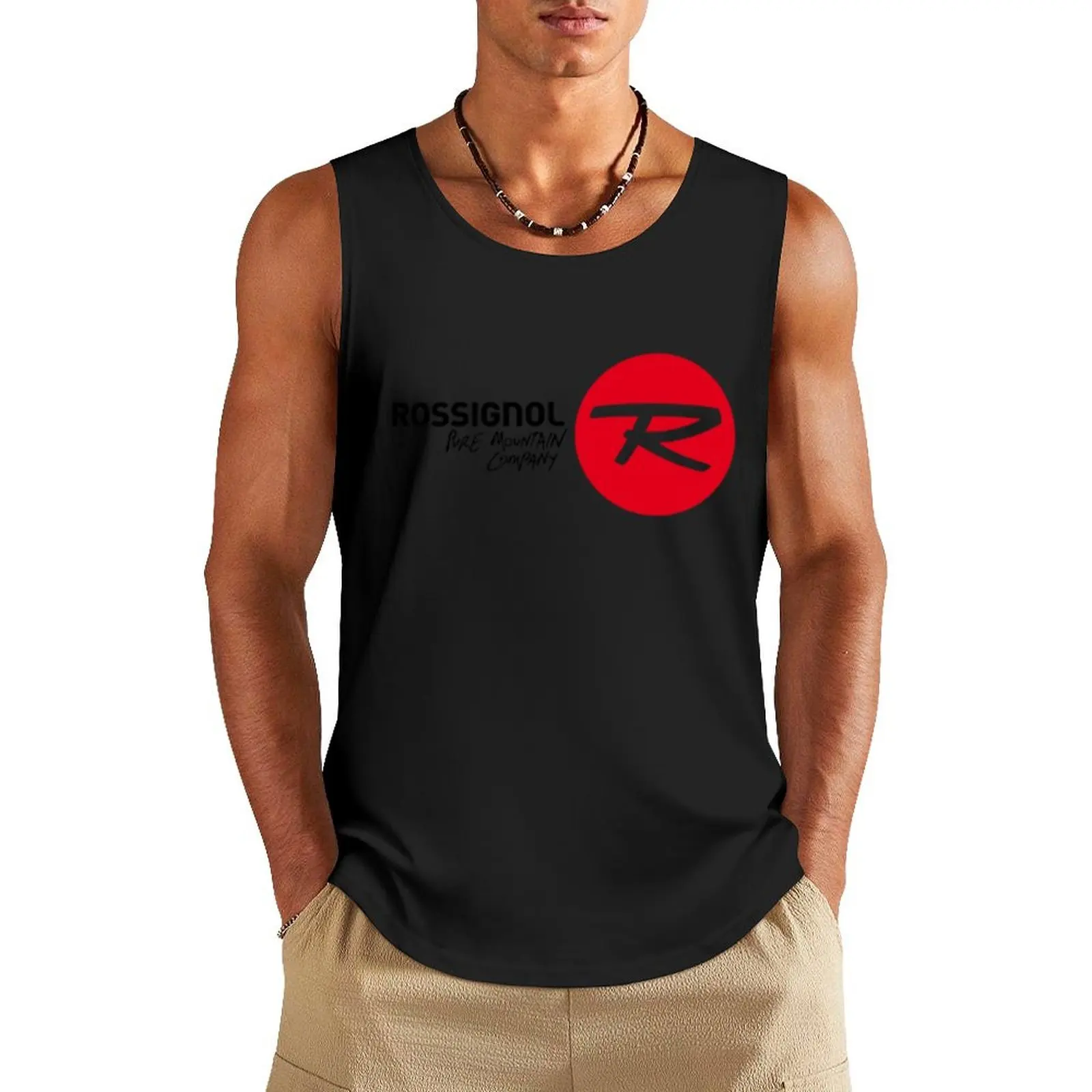 Rossignol Pure mountain company tee Tank Top gym wear men Vest bodybuilding t shirt t shirt