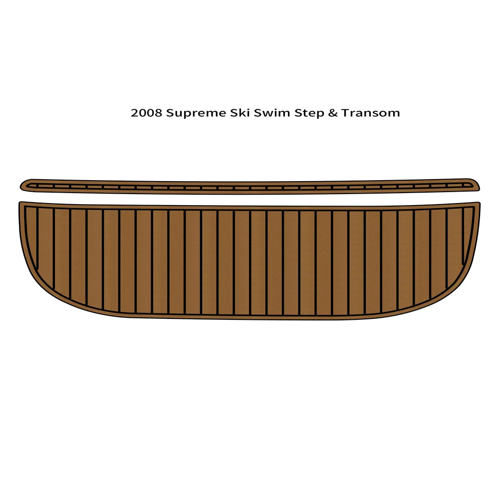 

2008 Supreme Ski Swim Step Platform Transom Mat Boat EVA Teak Deck Flooring Pad