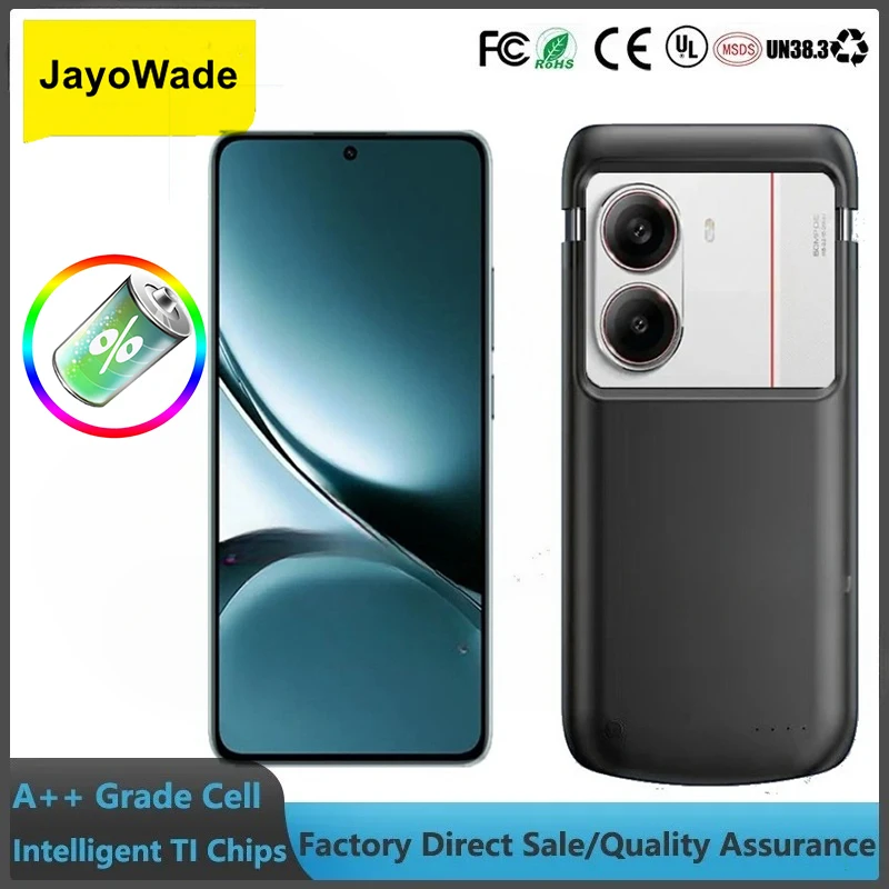 Universal Ultra-Thin 10000mAh Battery Charger Case for Xiaomi Mi Poco X7 Poco X7 Pro External Power Bank Charging Cover