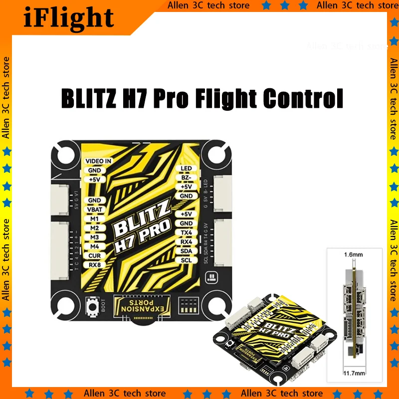iFlight BLITZ H7 Pro Flight Control Fpv Huafei Racing Crossover H7 Flight Control Motherboard Drone Accessories 35x35mm