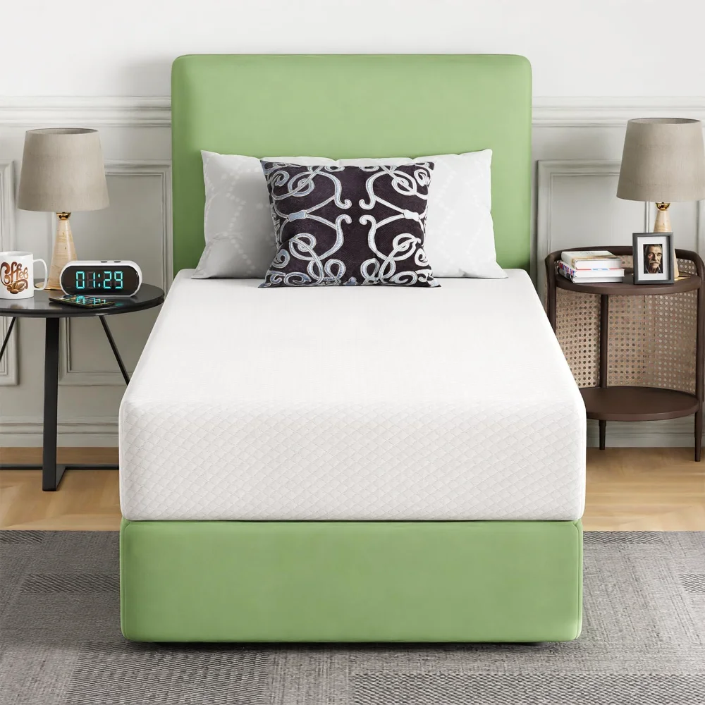 

Gel Memory Foam Mattress for Cool Sleep & Pressure Relief, Medium Firm Mattresses CertiPUR-US Certified/Bed-in-a-Box/Pressure