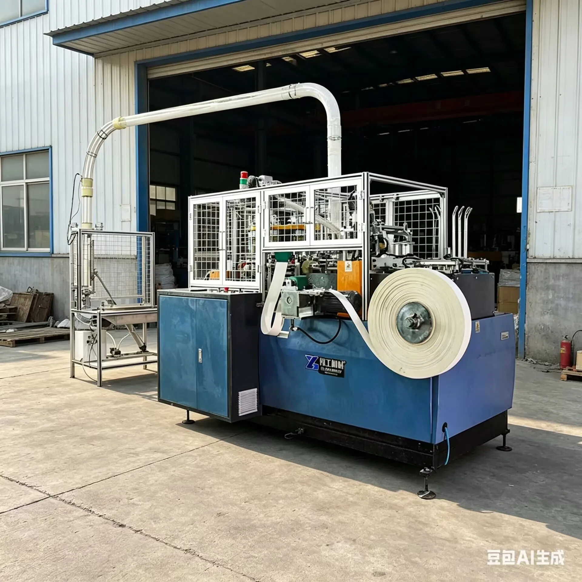 Hot Selling 2-16oz Paper Cup Machine 110pcs/min High Speed Fully Automatic Paper Cup Making Machine with Two Years Warranty