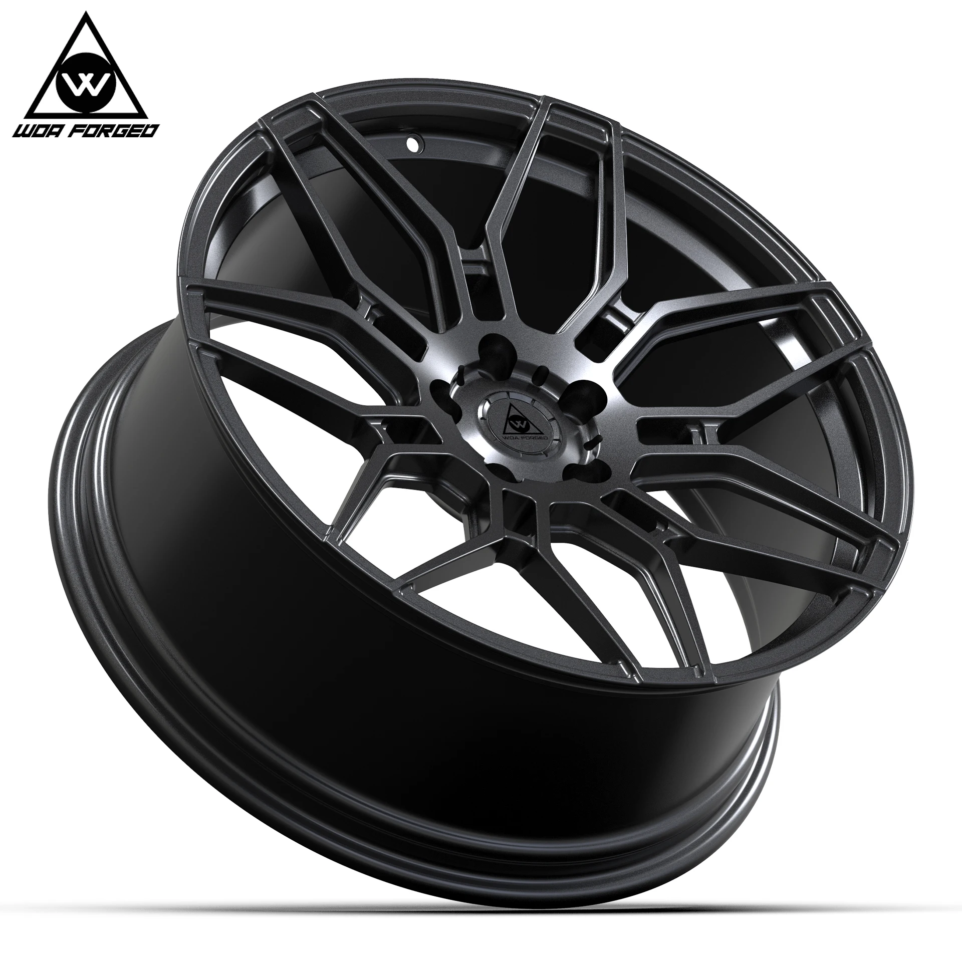 تخصيص 6061T6 جودة عالية متعددة الشريط مخصصة عجلات الألومنيوم مزورة 5 حفرة متعددة تكلم 16-24 بوصة 5x112 6061-T6 5 سنوات