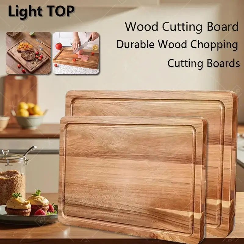 

Kitchen Wooden Cutting Board Solid Wood Cutting Boards for Cooking Tools Thicken Durable Chopping Board Kitchen Vegetable Fruit
