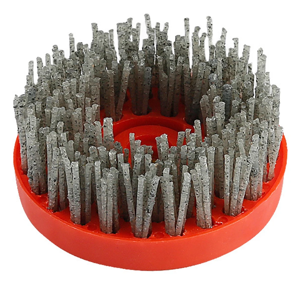 

Durable Nylon Bristles Silicon Carbon 4Inch Circular Antique Style Abrasive Brush for Stone Polishing Cleaning