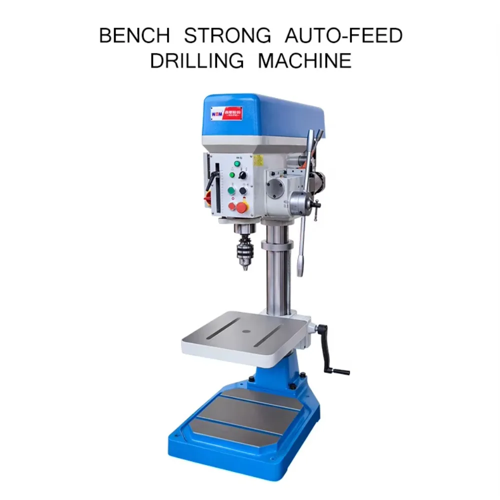 Industrial Grade Bench Drill with Automatic Feed  Powerful Electric Threading and Tapping Machine