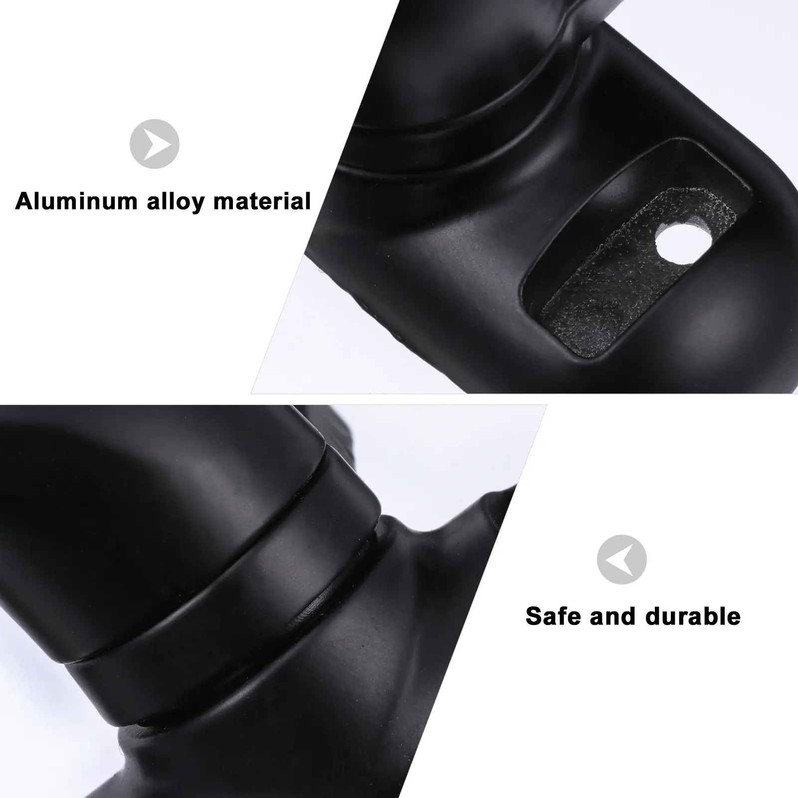 2Pcs Aluminum Alloy Window Pull Handle Ergonomic Design for Push Windows Cabinets Indoor Village Doors Heavy-Duty Long