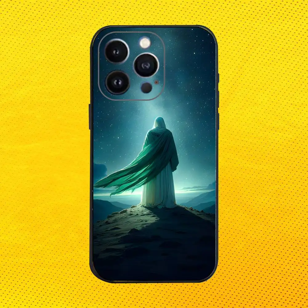 Imam Hussain Shia Ali  Phone Case For iPhone 16e,16,15,14,13,12,11,Pro,X,XS,Max,XR,Plus,Mini Soft Black Cover view 2