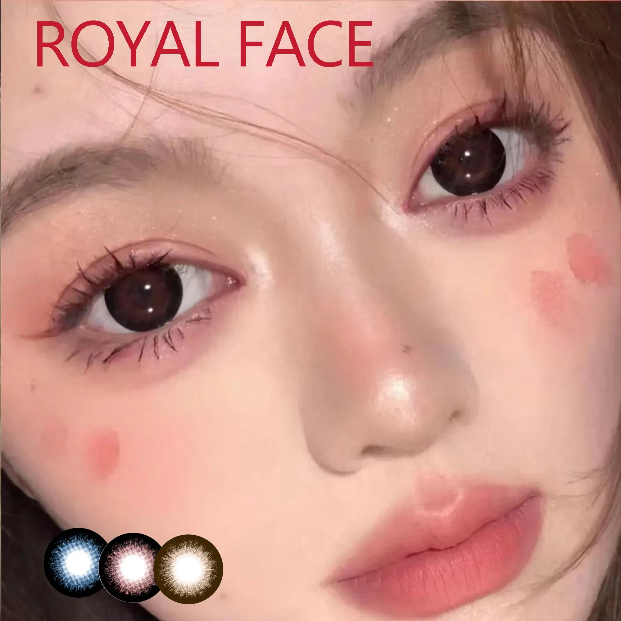 14.50mm Dolly Soft Contacts Lenses with Power линзы для глаз цветные Royal Race