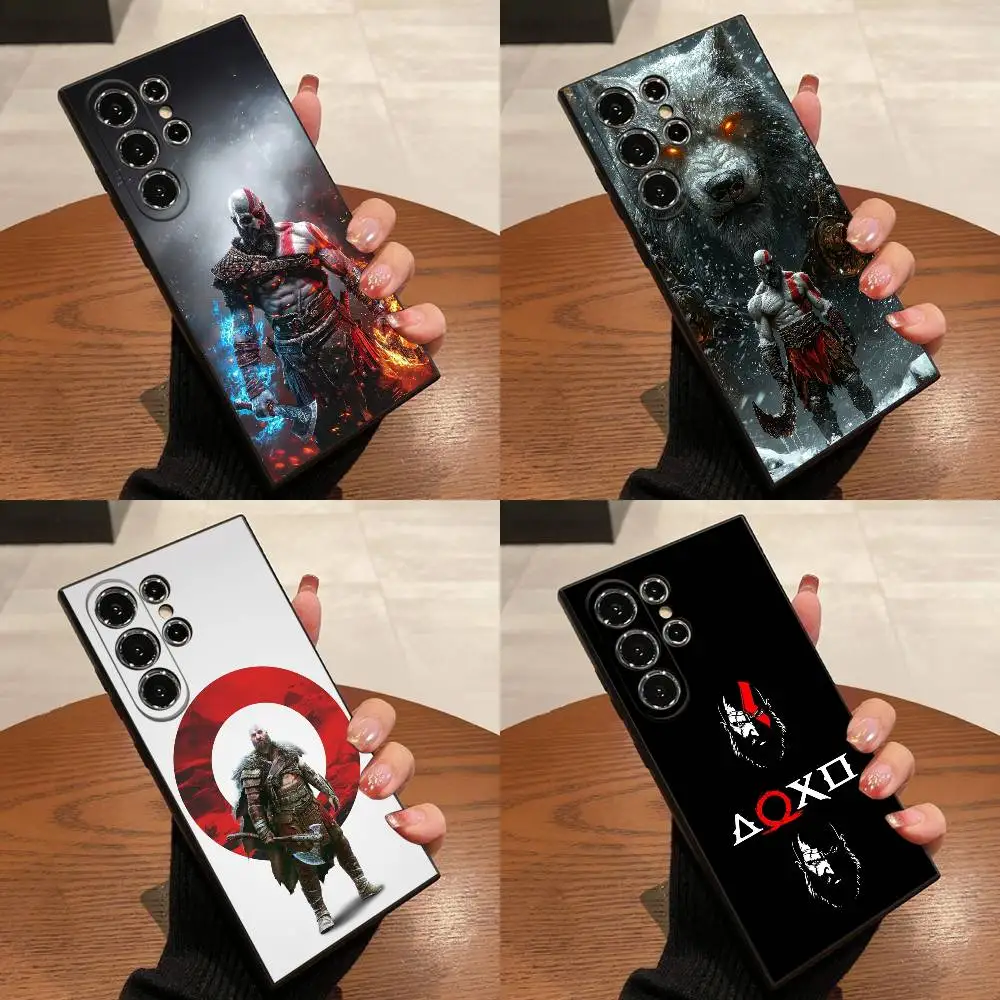 

Game G-God of W-War Kratos Phone Case For Samsung S25,S24,S21,S22,S23,S30,Ultra,S20,Plus,Fe,Lite,5G Black Box