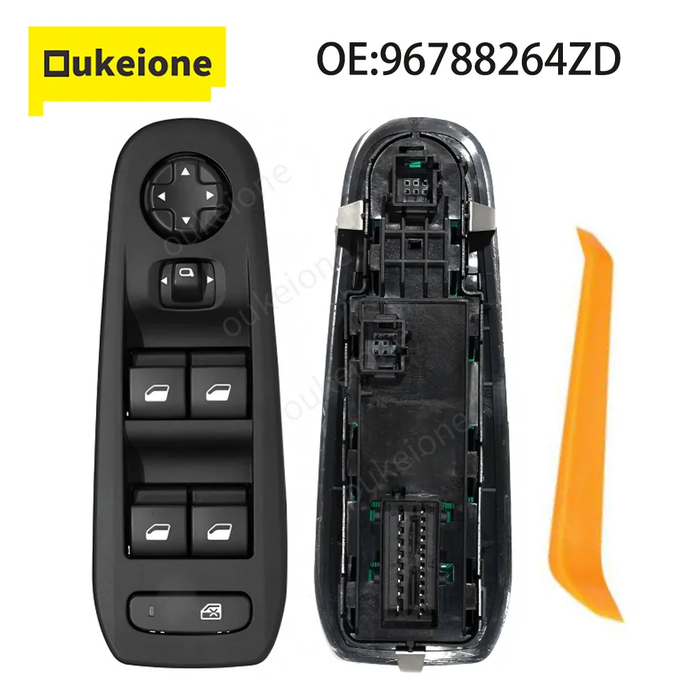 

Front Left Electric Master Power Window Control Switch Button for Peugeot 408 308S Citroen C4L C4 96788264ZD Car Accessories