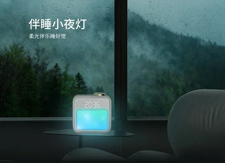 xiaomi Yeelight Bedside Desk Lamp Alarm led Clock to Wake Up Night Light to Simulate Sunrise and Sunset Colorful Atmosphere