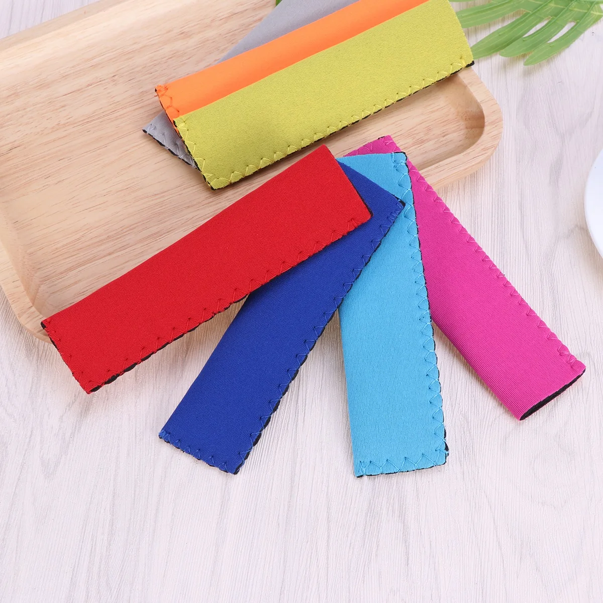 

10 Pcs Finger-friendly Popsicle Holders Sleeves Fashionable Party Ice Bag Reusable