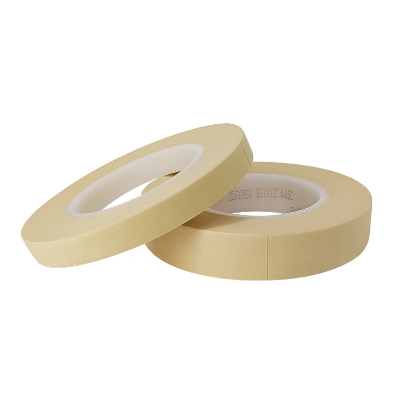 2310SE High Performance Masking Tape Temperature Masking Crepe Textured Paper Adhesive Tape  for Automotive Paint Length 55M