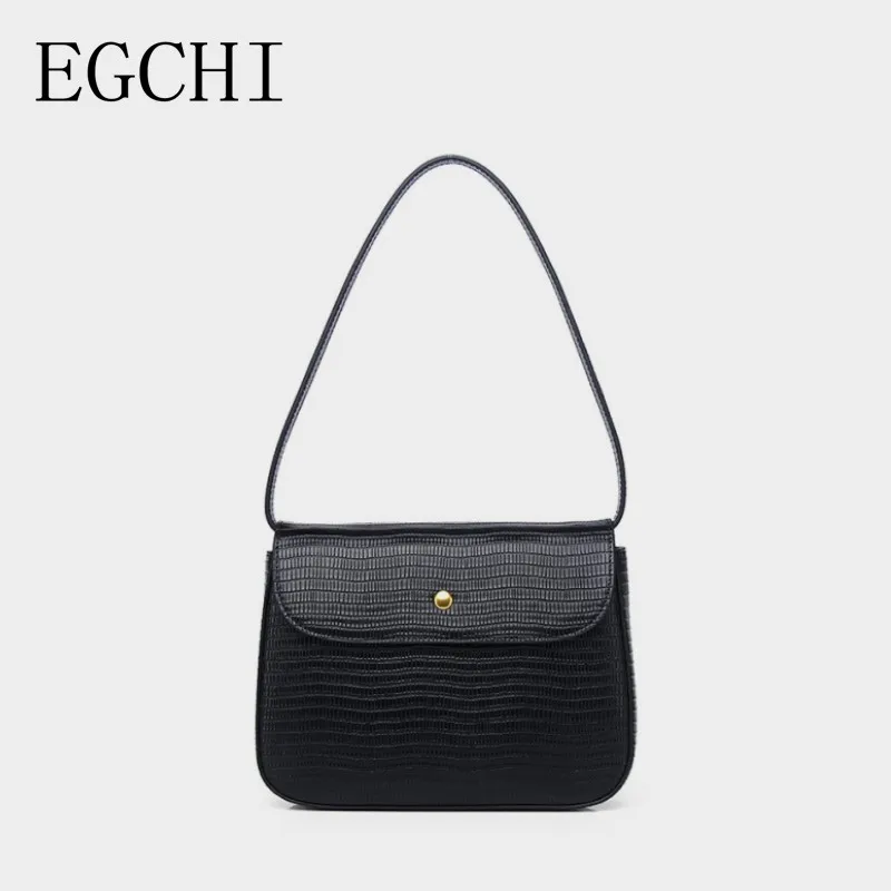 

EGCHI New Luxury Shoulder Bags For Women Ins Fashion Square Luxury Designer Bag High Quality Shoulder Bag Women's Handbag Bolas