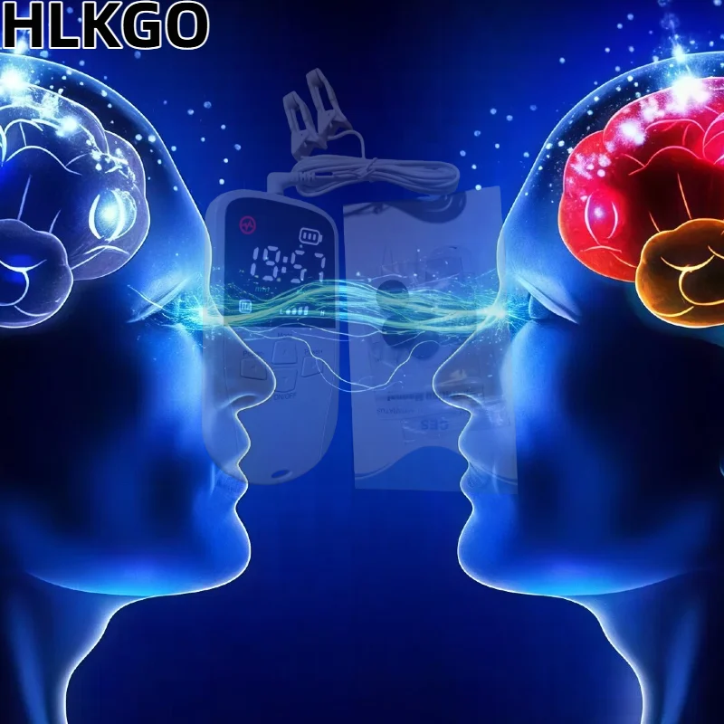 

Vagus Nerve Stimulation CES Ear Clip, Rechargeable Microcurrent Device for Fast Acting Insomnia and Anxiety Relief