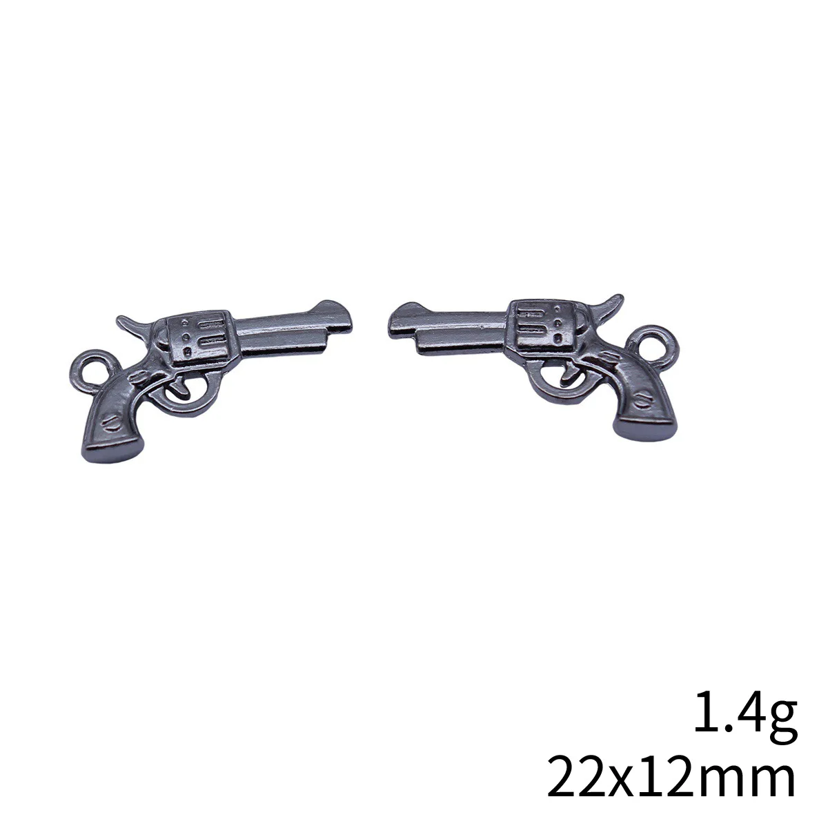 20pcs 22x12mm Gun Black Color Antique Silver Color Antique Gold Color Antique Bronze Color Gun Charms