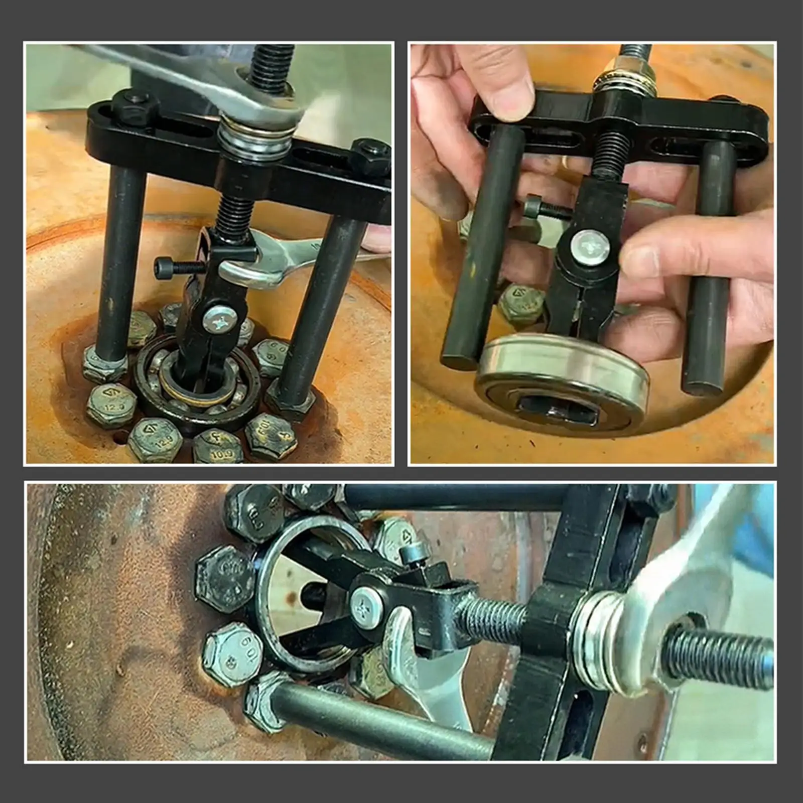 

Internal Bearings Extractor Removal Tool Adjustable Jaw Gear Puller for Car Motorcycle Machine Maintenance