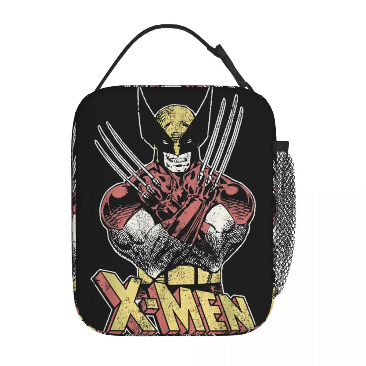 Vintage X-Men Wolverine Comic Insulated Lunch Bags Storage Food Box Leakproof Thermal Cooler Lunch Box For Picnic