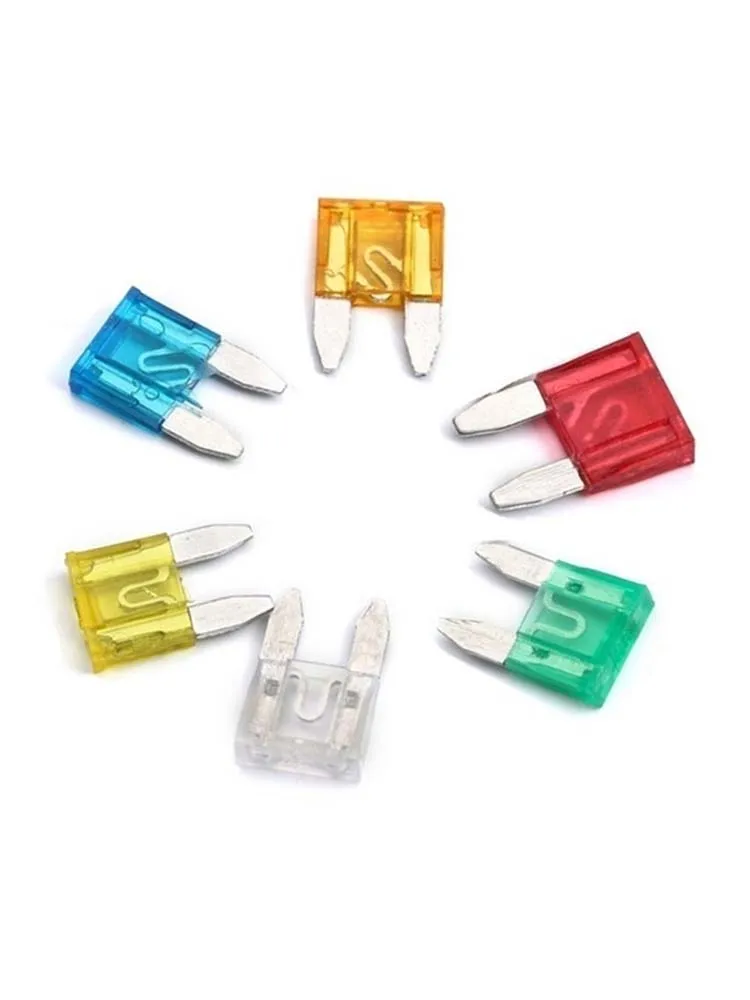 

60PCS Car Fuses Kit 5A/10A/15A/20A/25/30A Small Mini Blade Fuse Assortment Replacment Set For Automotive Boat Motorcycle Truck