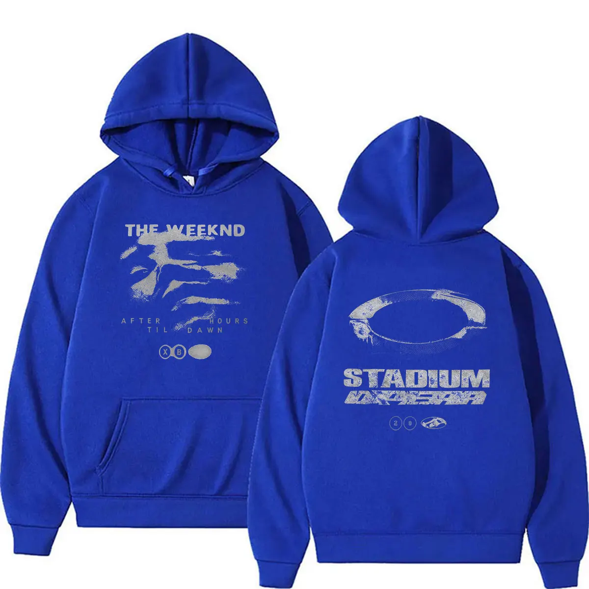 The Weeknd After Hours Til Dawn Stadium European Tour 2026 Hoodie Herren Hip-Hop Vintage Mode Pullover Sweatshirt Streetwear – Detail 7