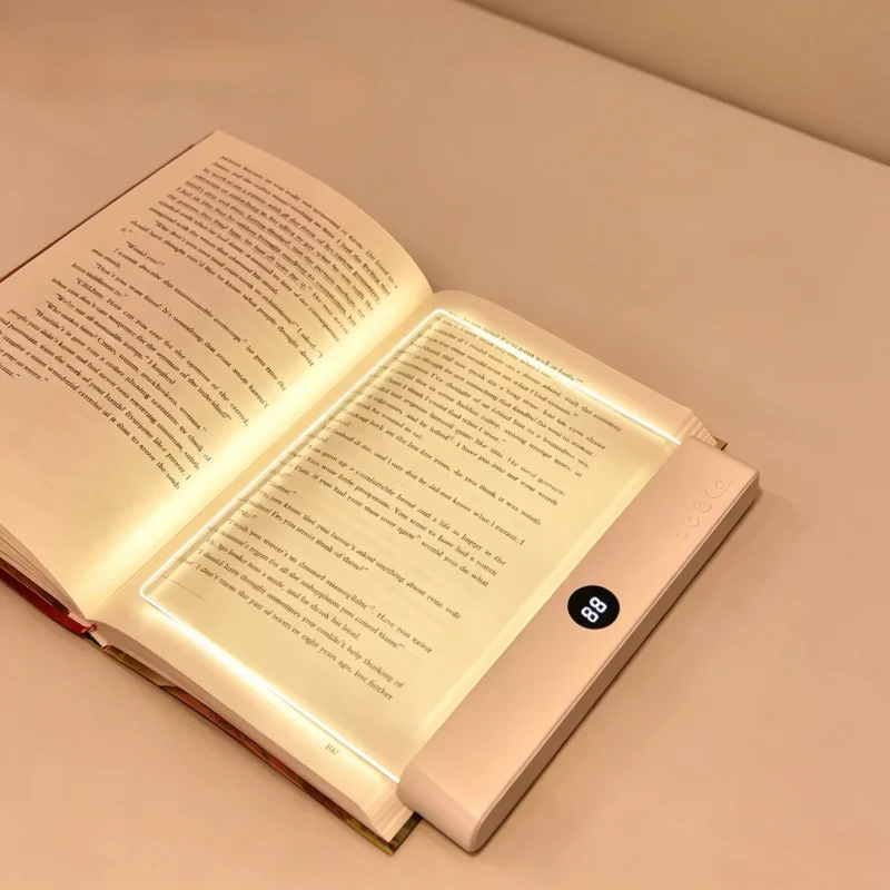

LED Reading Light & Night Light - Portable Bookmark Light for Bed, Car, Travel & Study with Motivational Design