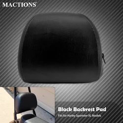 Motorcycle Passenger Backrest Cushion Pad Sissy Bar Pad For Harley Sportster XL 883 1200 48 Roadster Super Low Nightster 2004-Up