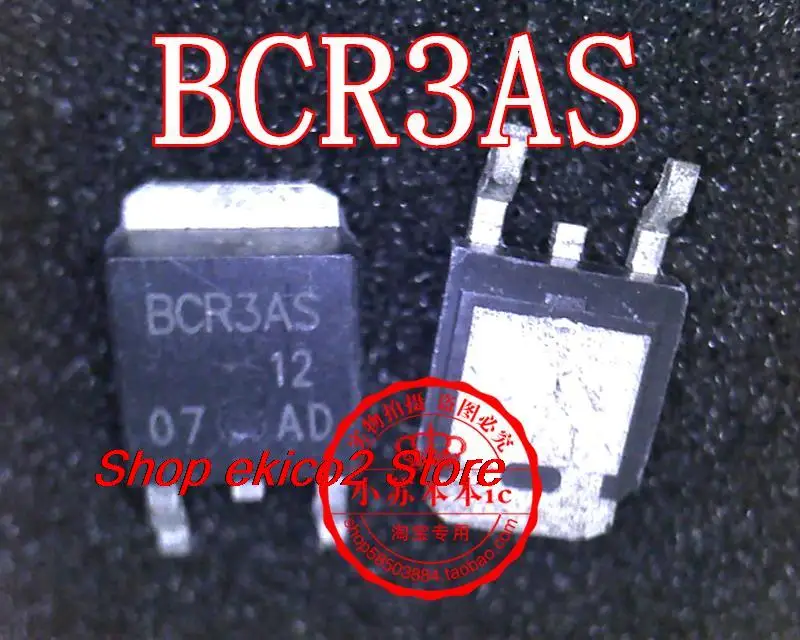 

10 шт., Оригинальные запасные части BCR3AS12 BCR3AS-12 TO-252