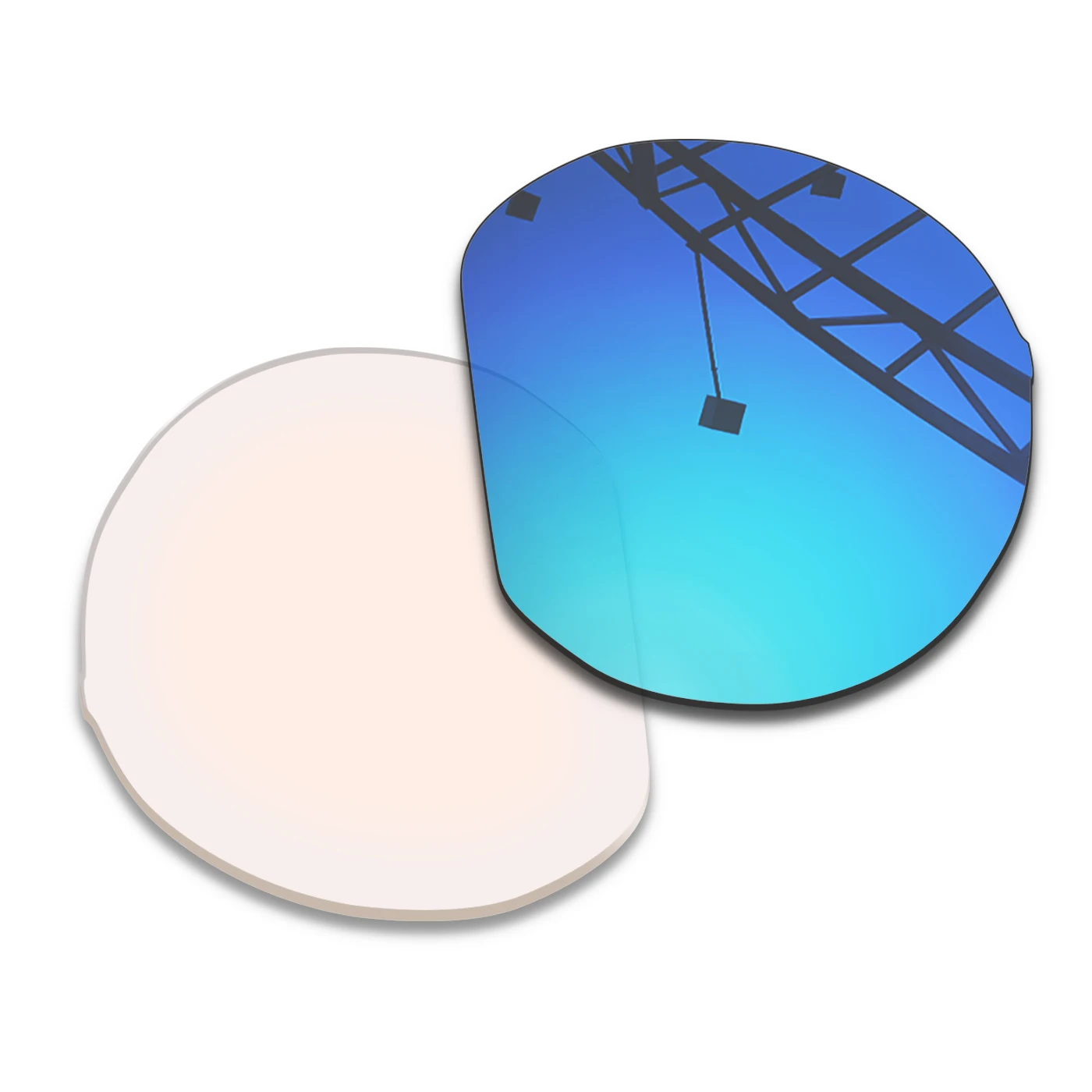 

Adapt Clear to Blue Wholesale Replacement Lenses for Oakley HSTN RX OX8139 OX8139A 52mm Eyeglasses Frame Anti-Scratch